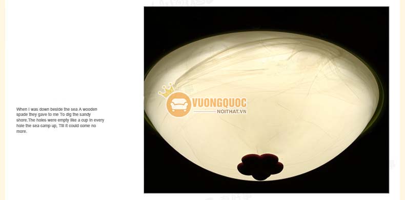 Đèn mâm ốp trần trẻ em dễ thương uhs114-11